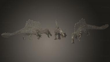 3D model DINOSAUR WIREFRAME (STL)